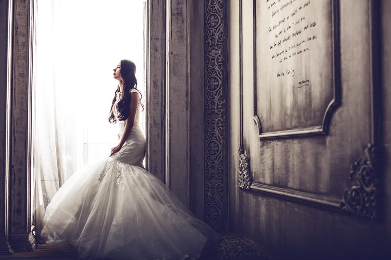 Statement Sleeves Wedding Dress